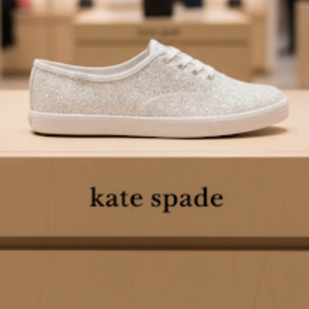 Keds X Kate Spade New York Champion Glitter Sneakers Size 5.5 (US)